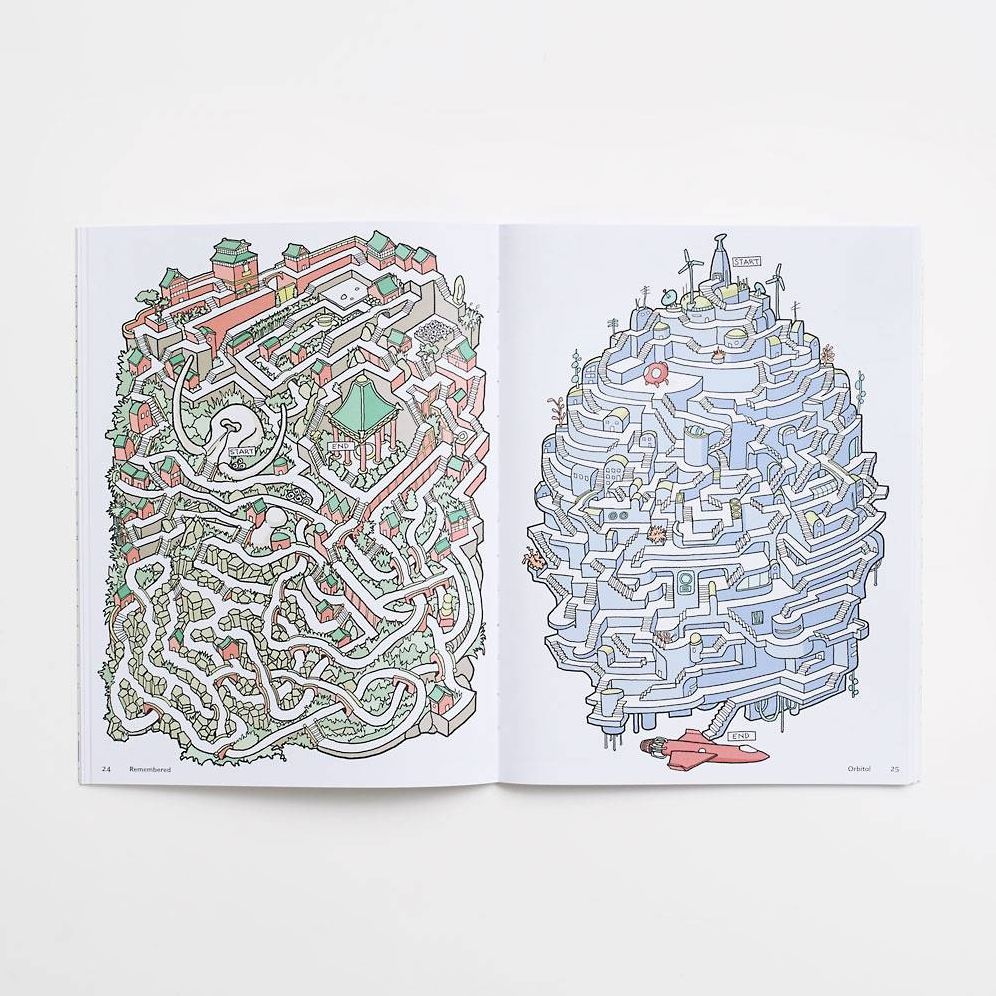 From Here to There: A Book of Mazes to Wander and Explore (Maze Books for Kids, Maze Games, Maze Puzzle Book)
