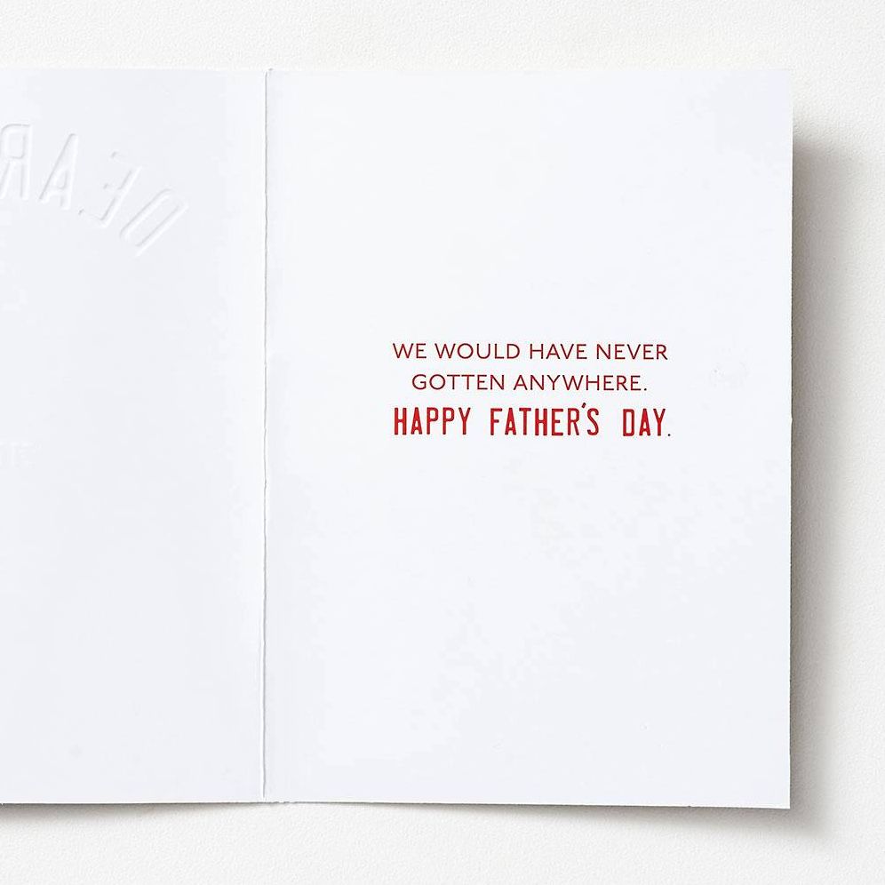 Turning the Car Father's Day Card