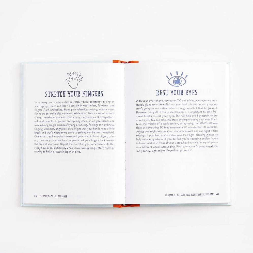 Self-Care for College Students: From Orientation to Graduation, 150+ Easy Ways to Stay Happy, Healthy, and Stress-Free