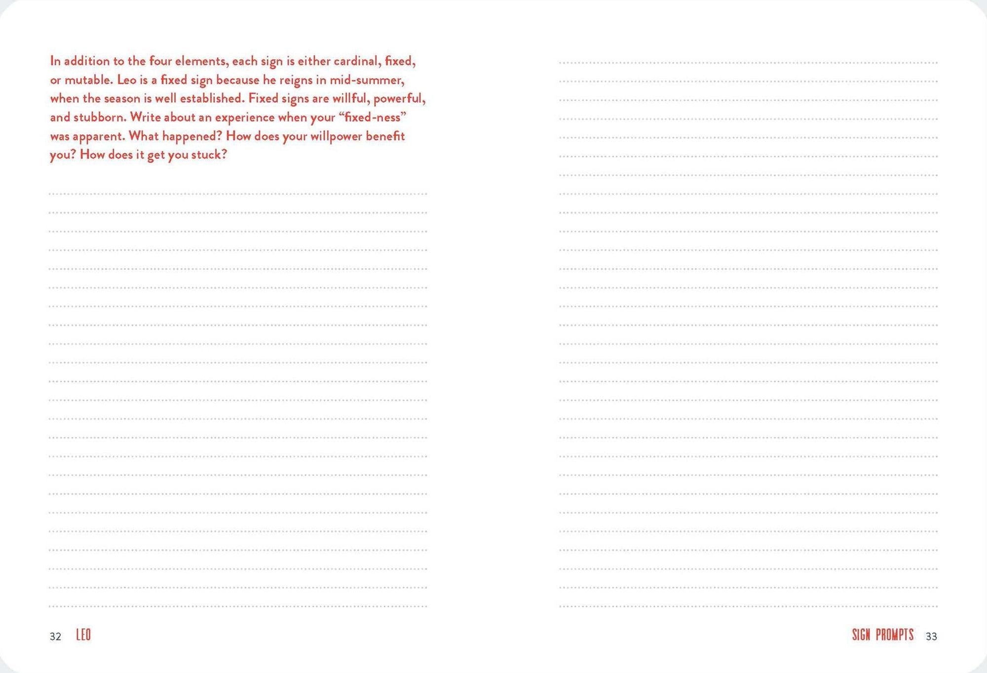 Leo A Guided Journal