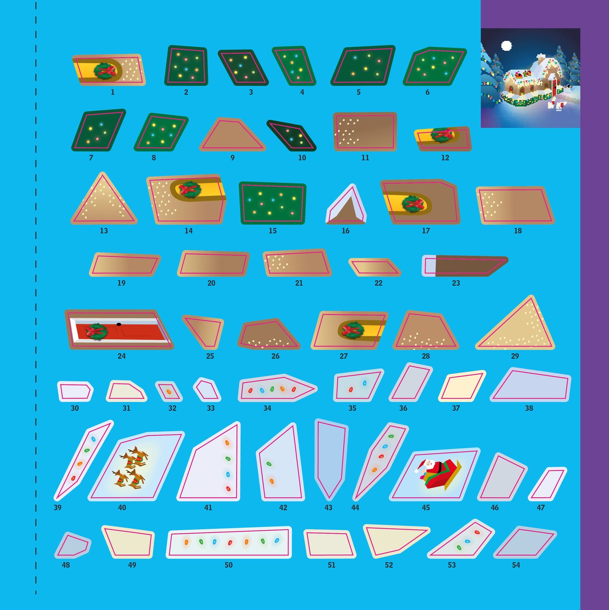 Paint by Sticker Kids (Official): Holly Jolly Christmas: Create 10 Pictures One Sticker at a Time! Includes Glitter Stickers
