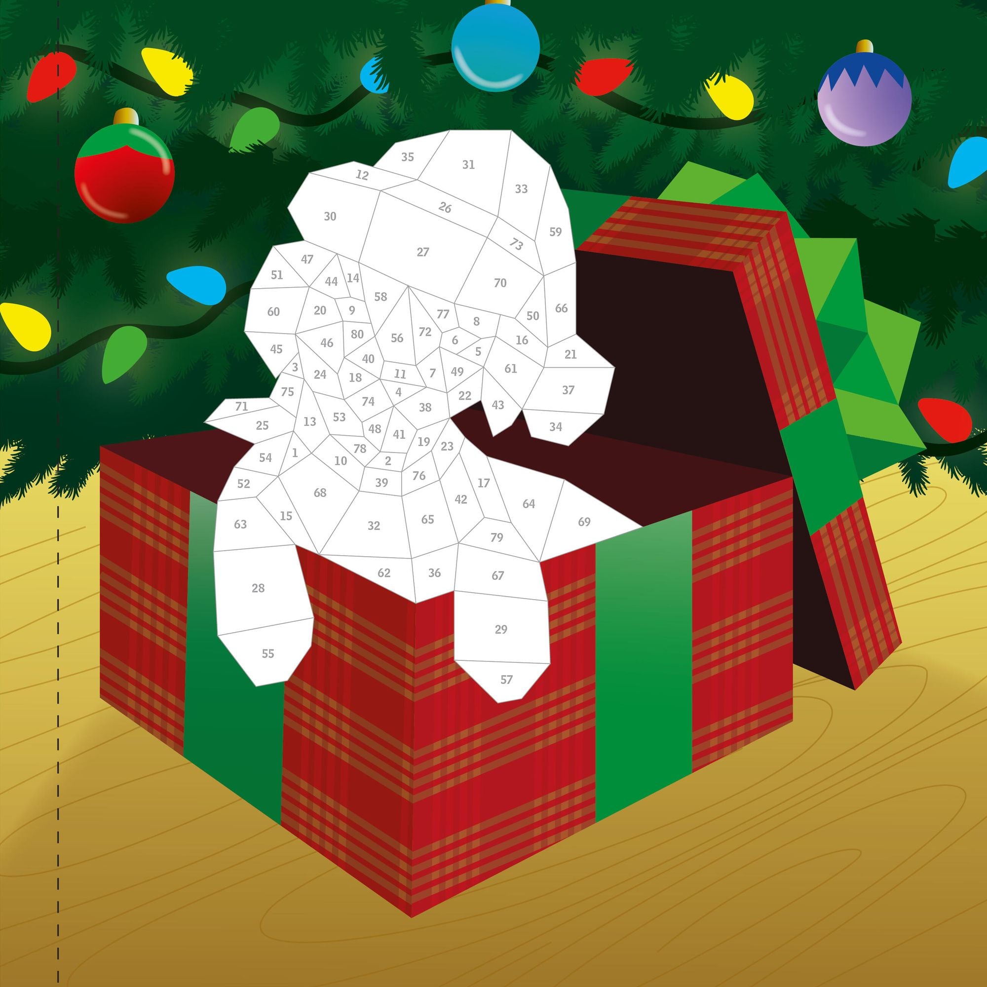 Paint by Sticker Kids (Official): Holly Jolly Christmas: Create 10 Pictures One Sticker at a Time! Includes Glitter Stickers