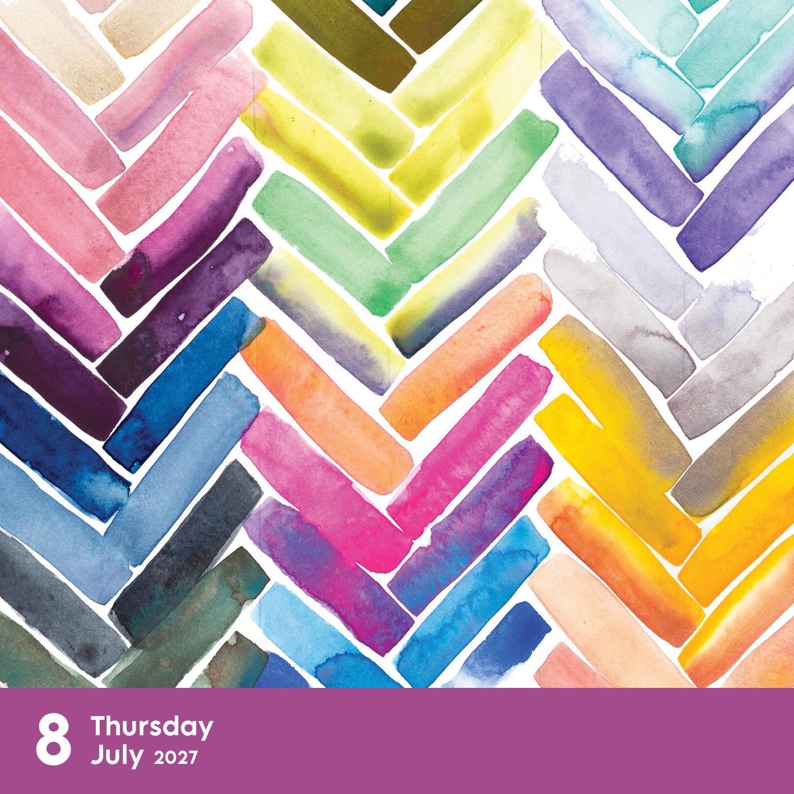 2027 A Year of Reverse Coloring Page-A-Day Calendar