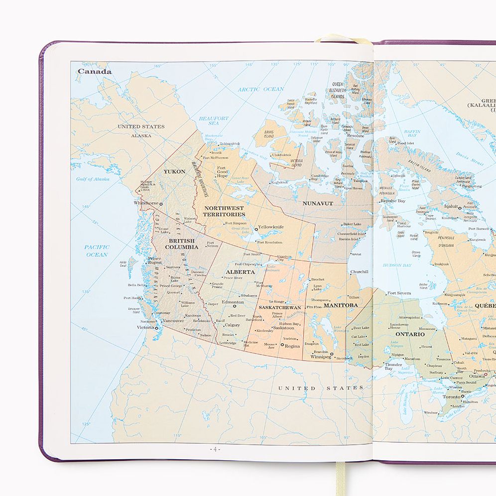 2027 Paper Source Dusty Mauve Monthly Desk Planner