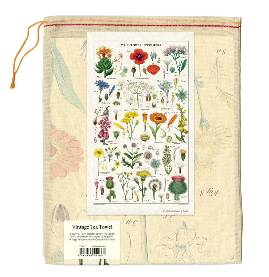 Wildflowers Tea Towel