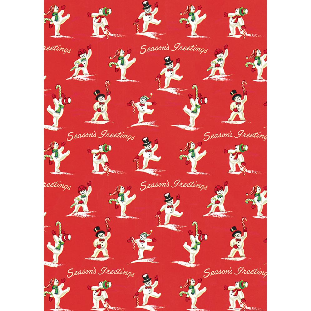Snowmen Flat Wrap