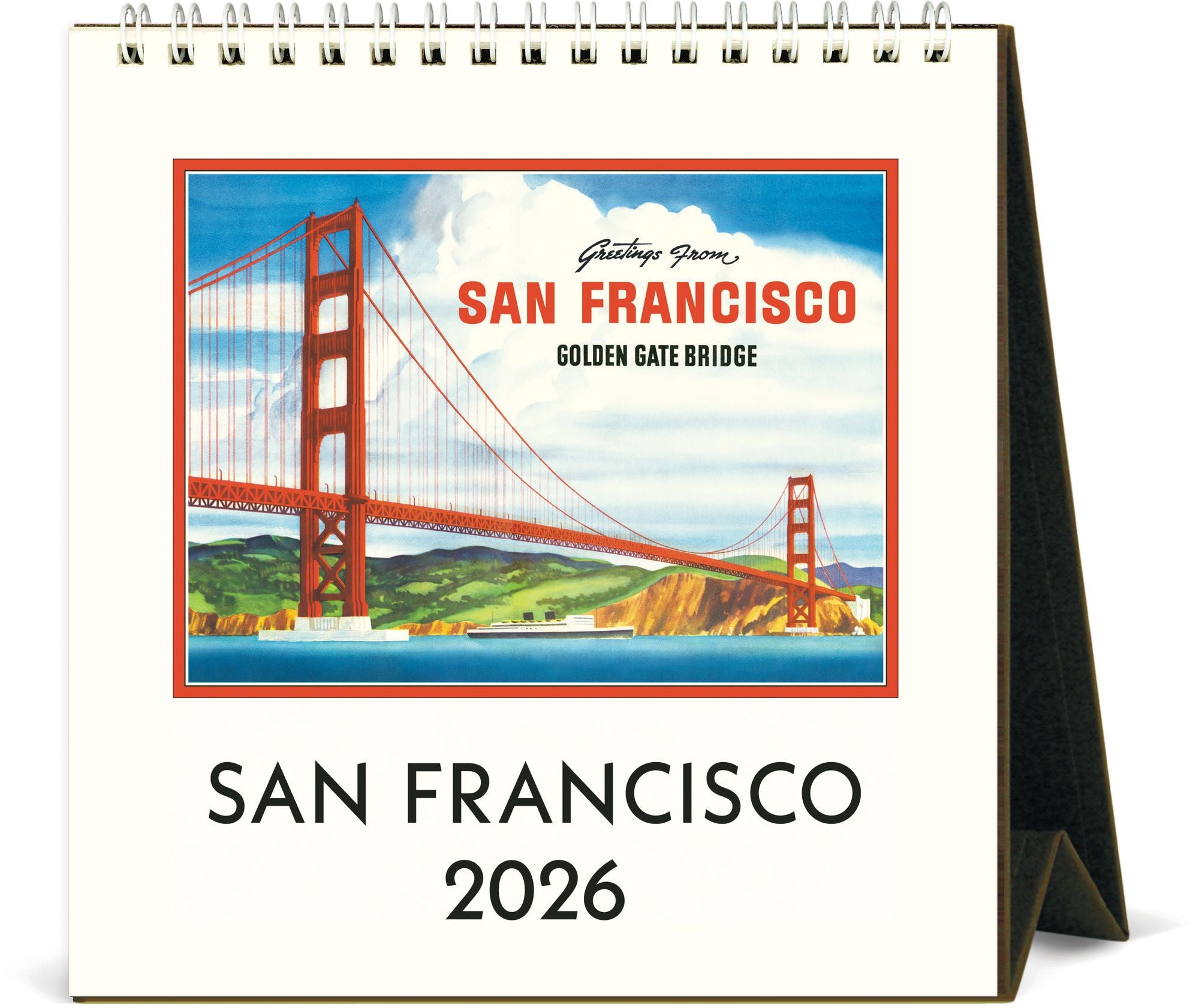 2026 Cavallini San Francisco Desk Calendar