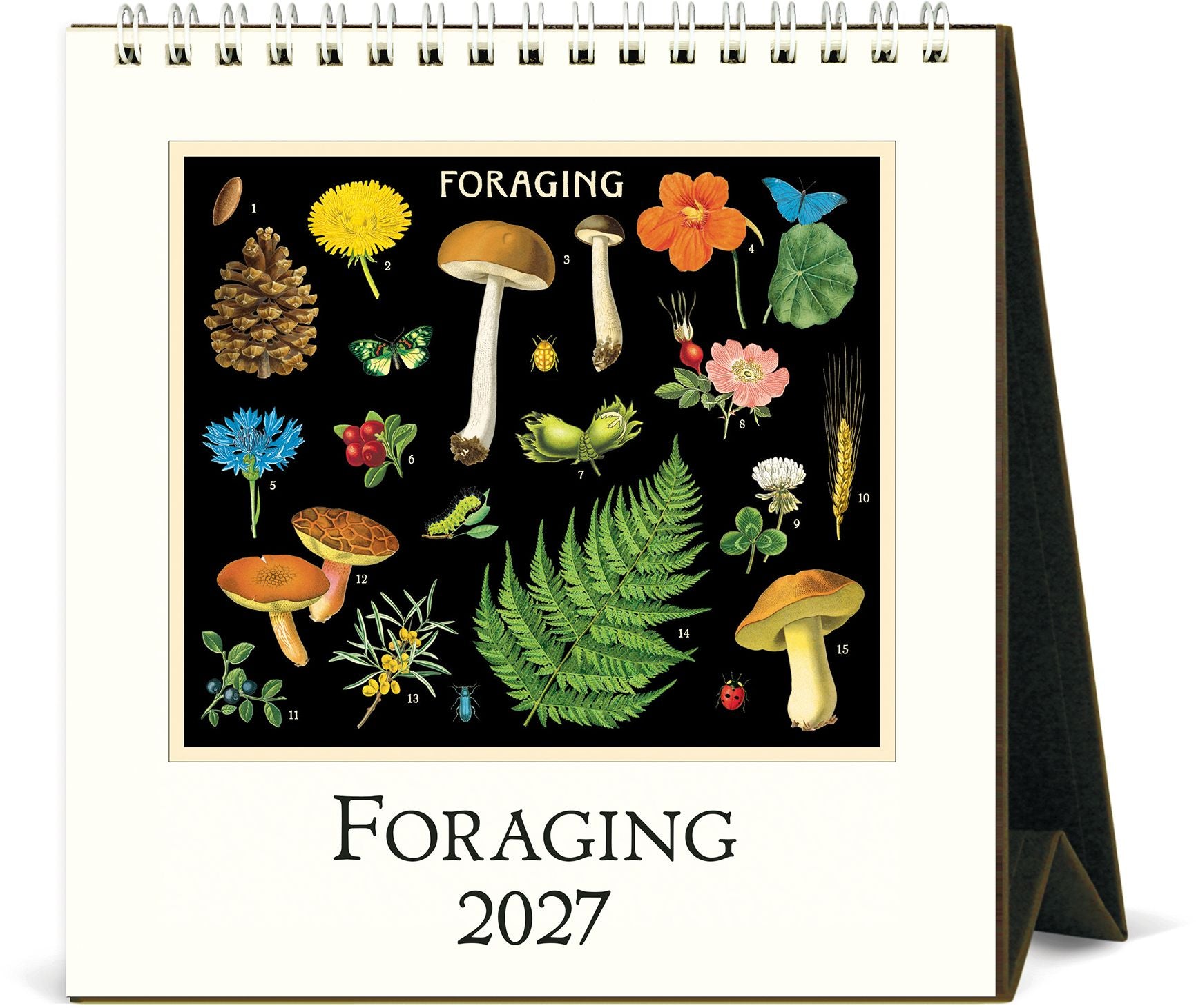 2027 Foraging Desk Calendar