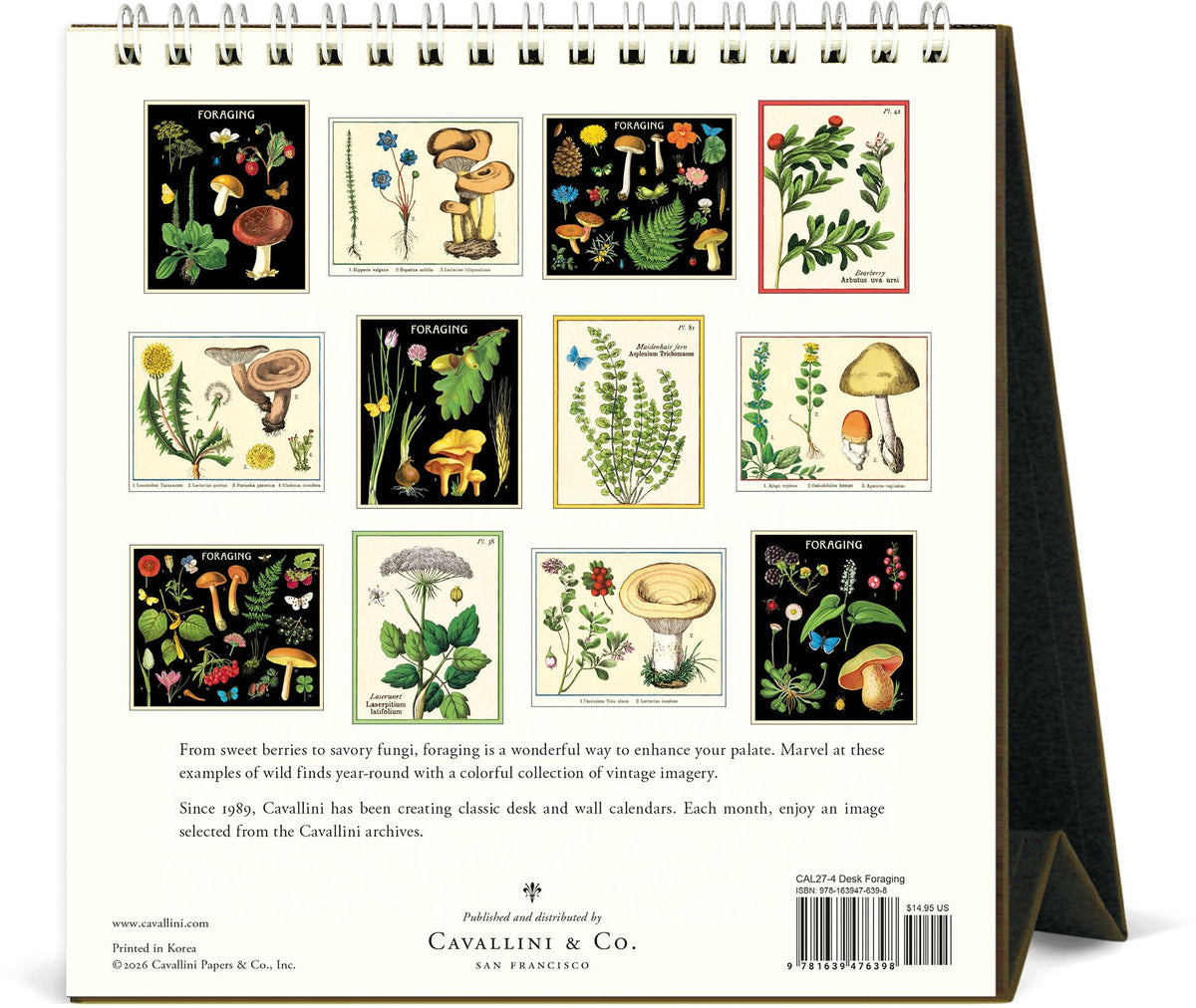 2027 Foraging Desk Calendar