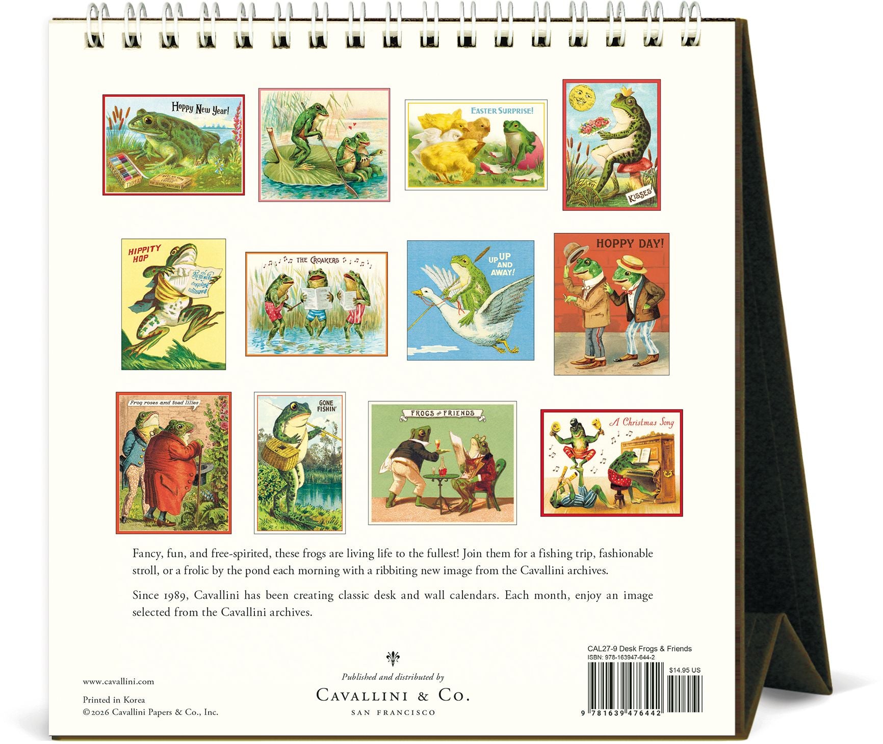 2027 Frogs & Friends Desk Calendar