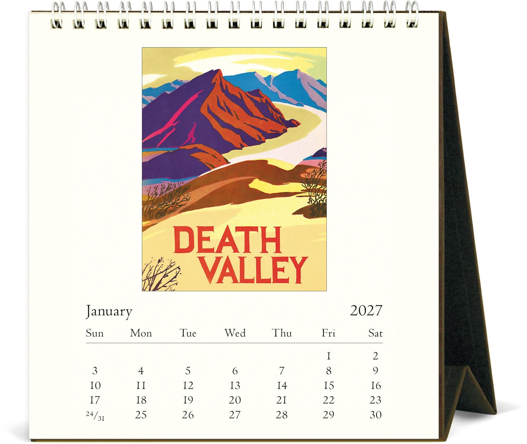2027 National Parks Desk Calendar