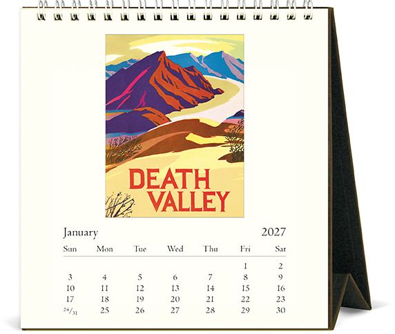 2027 National Parks Desk Calendar