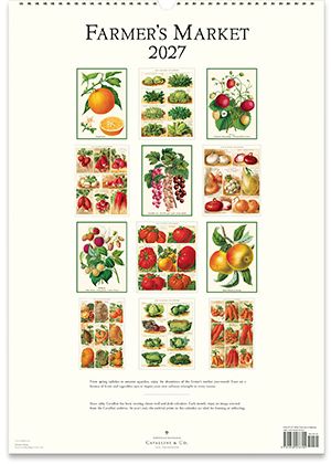 2027 Farmers Market Wall Calendar
