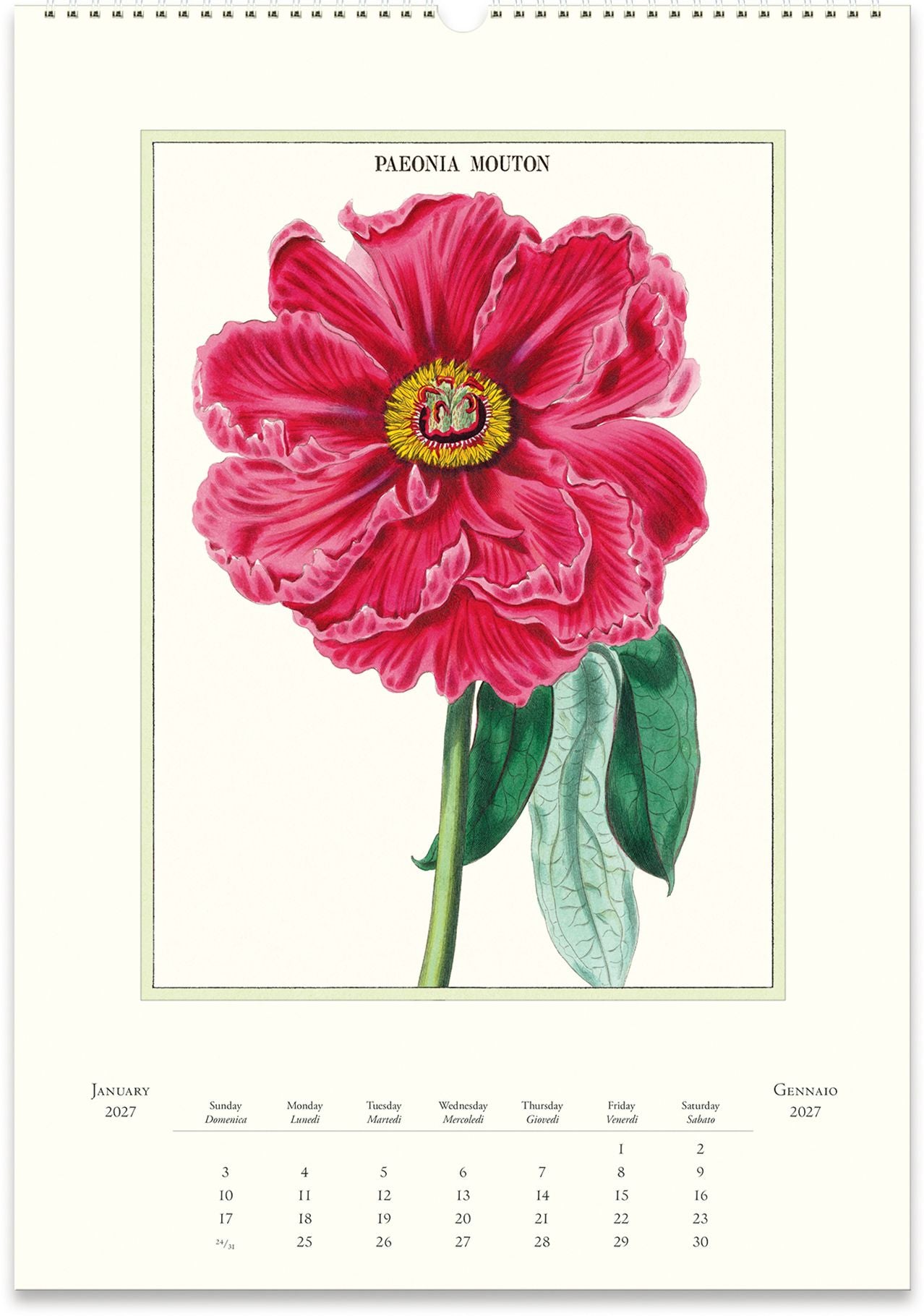 2027 Botanica Wall Calendar