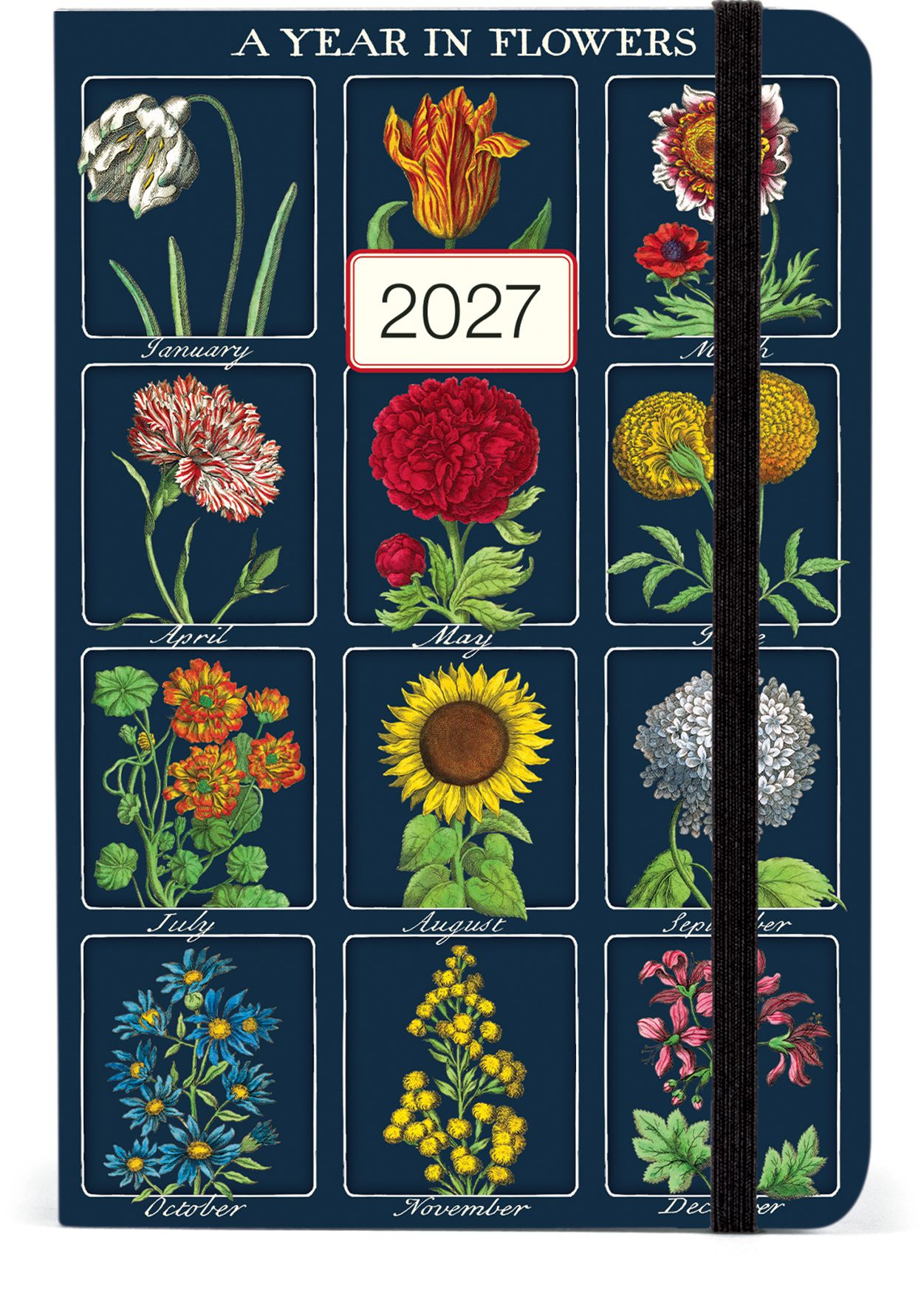 2027 A Year in Flowers Weekly Pocket Planner
