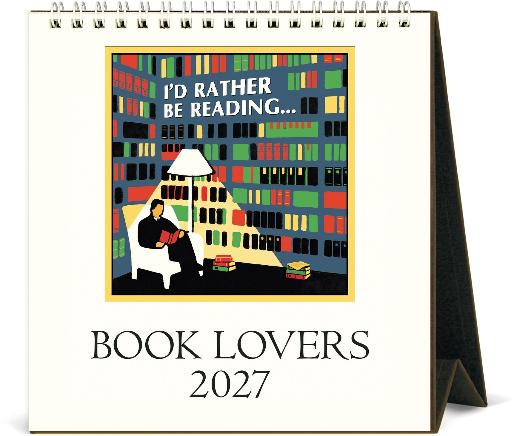 2027 Book Lovers Desk Calendar
