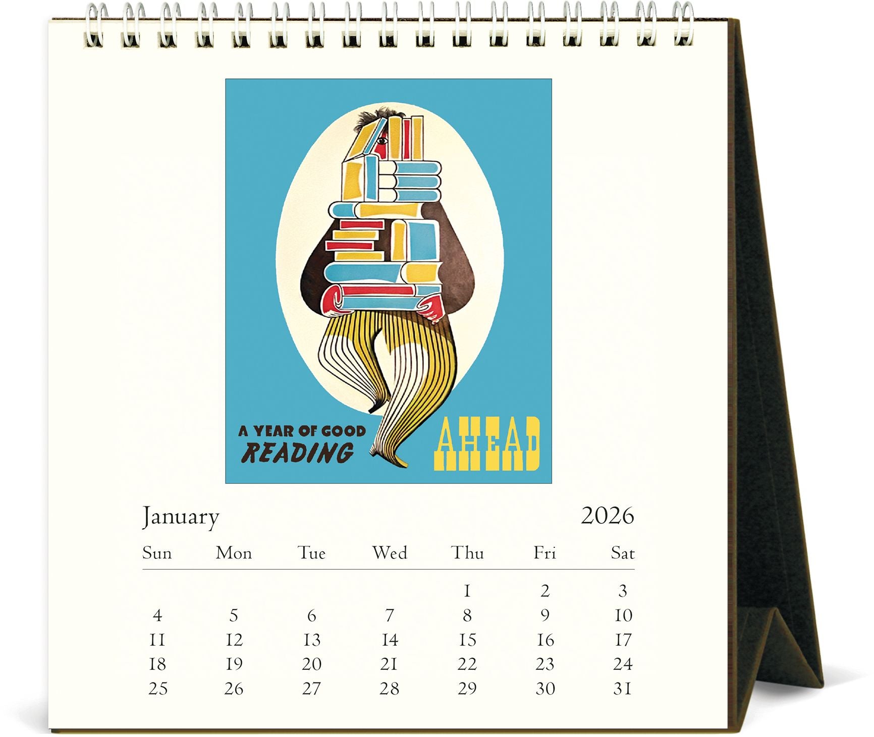 2027 Book Lovers Desk Calendar
