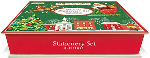 Assorted Christmas Cavallini Stationery Set