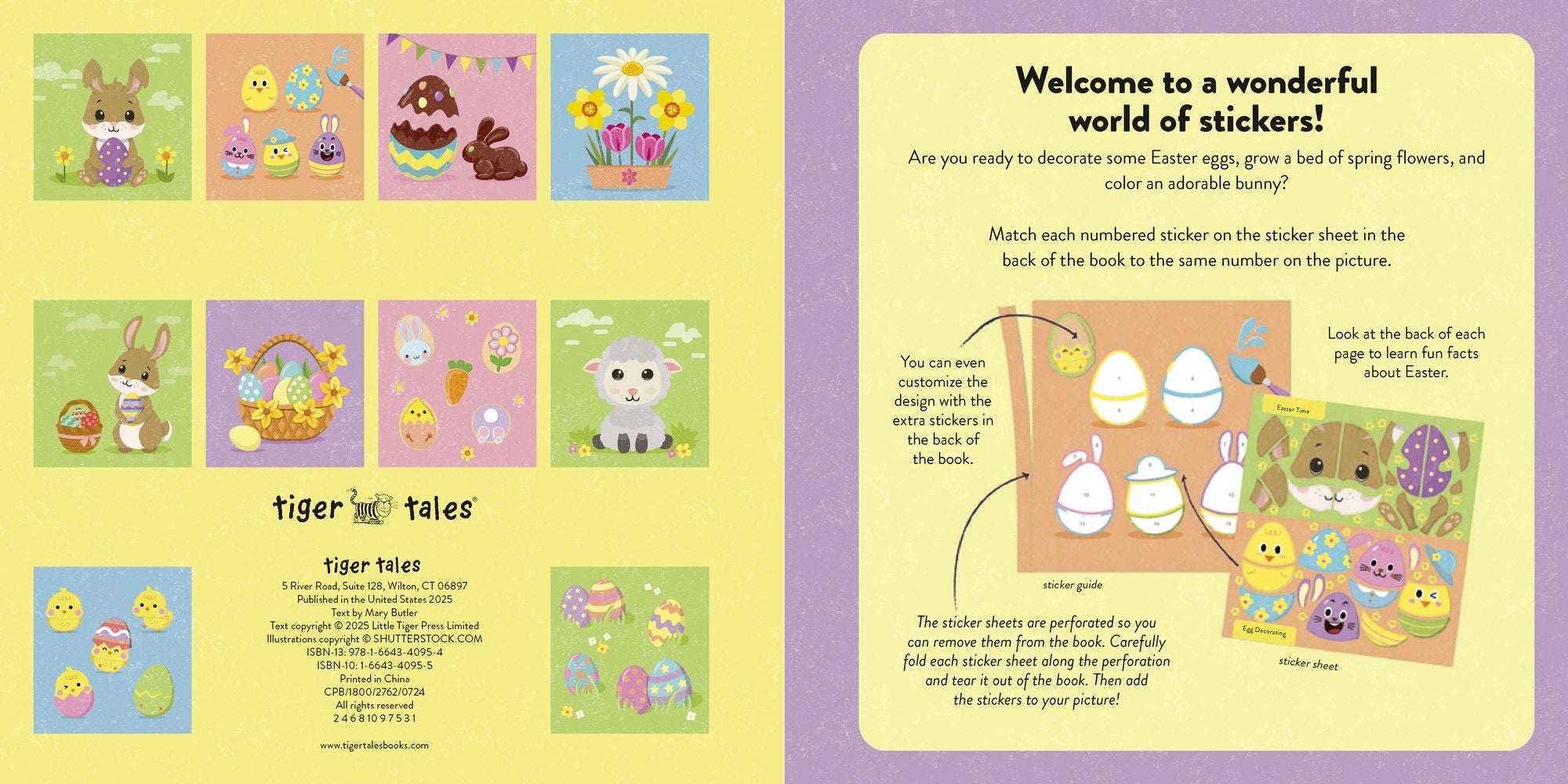 Color With Stickers: Easter: Create 10 Pictures with Stickers!