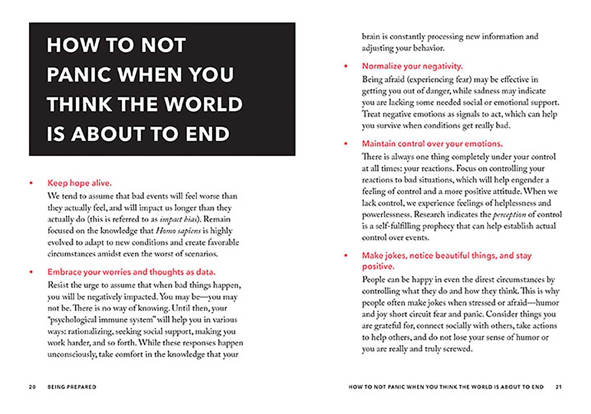 The Worst-Case Scenario Survival Handbook: Apocalypse