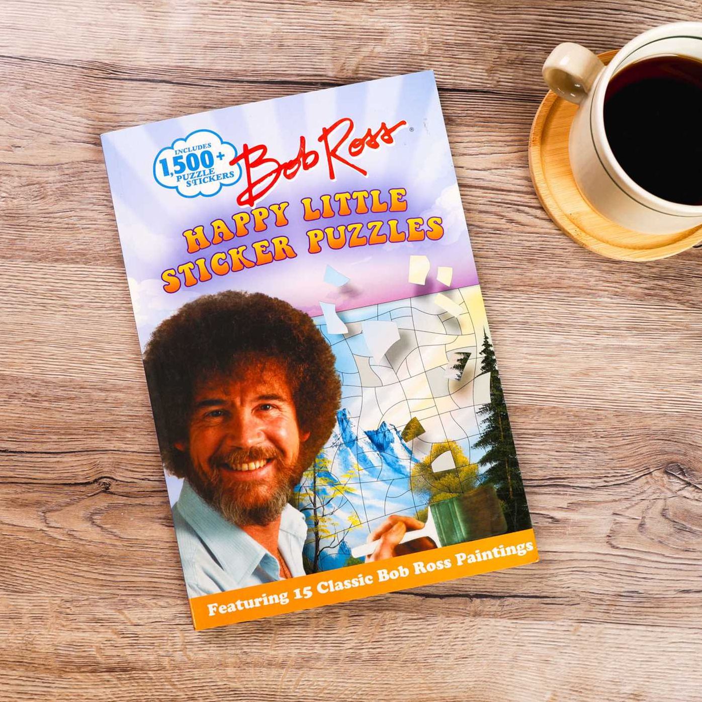Bob Ross Happy Little Sticker Puzzles