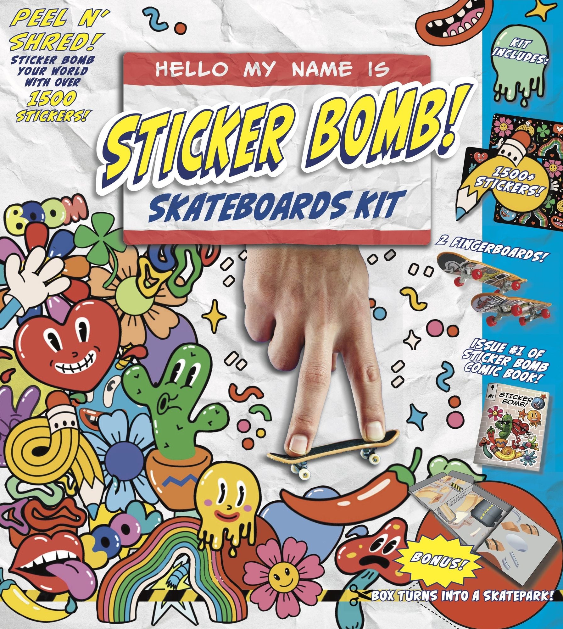 Sticker Bomb: Skateboard Kit