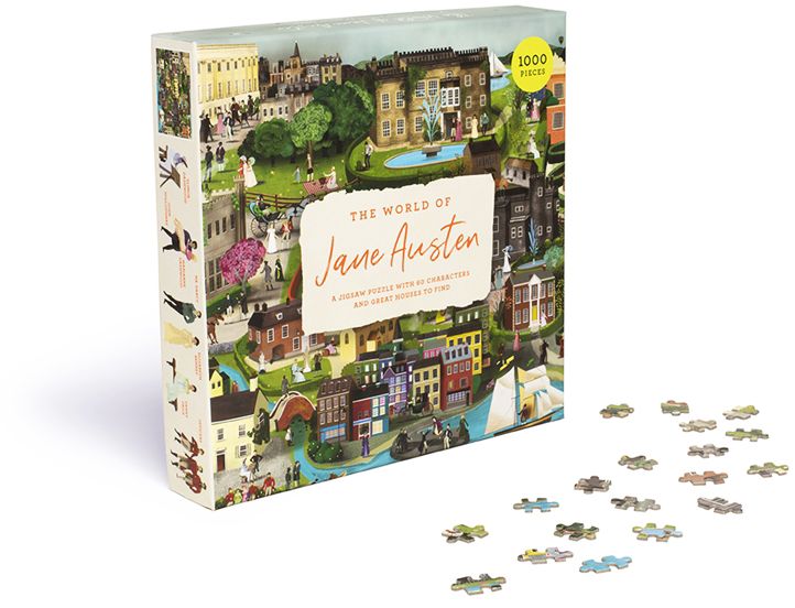 The World of Jane Austen 1000 Piece Puzzle: A Jigsaw Puzzle with