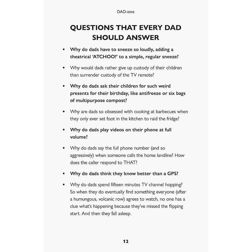 Dad-isms: The Crazy Things Dads Say and Do