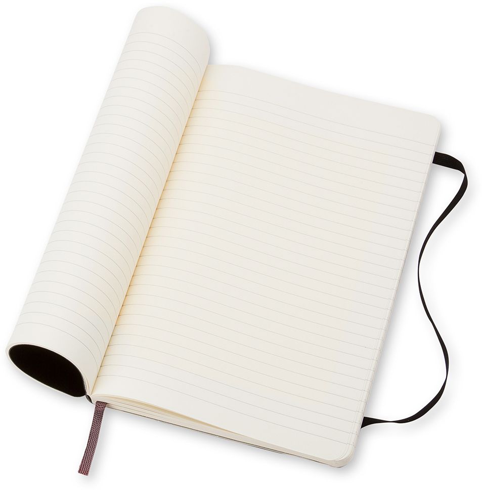 Moleskine Classic Notebook, Pocket, Ruled, Black, Soft Cover (3.5