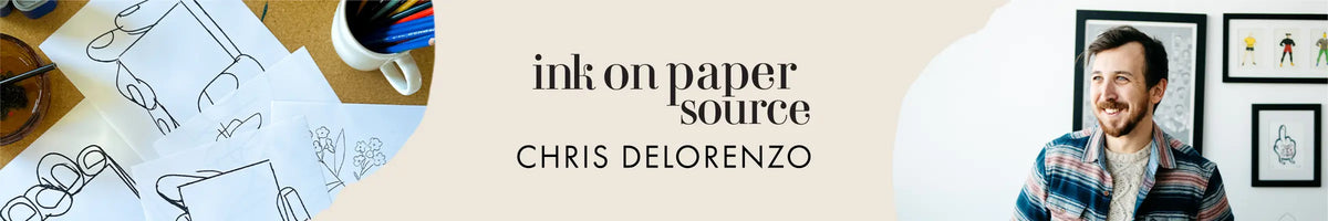 Ink on Paper Source artist Chris DeLorenzo.