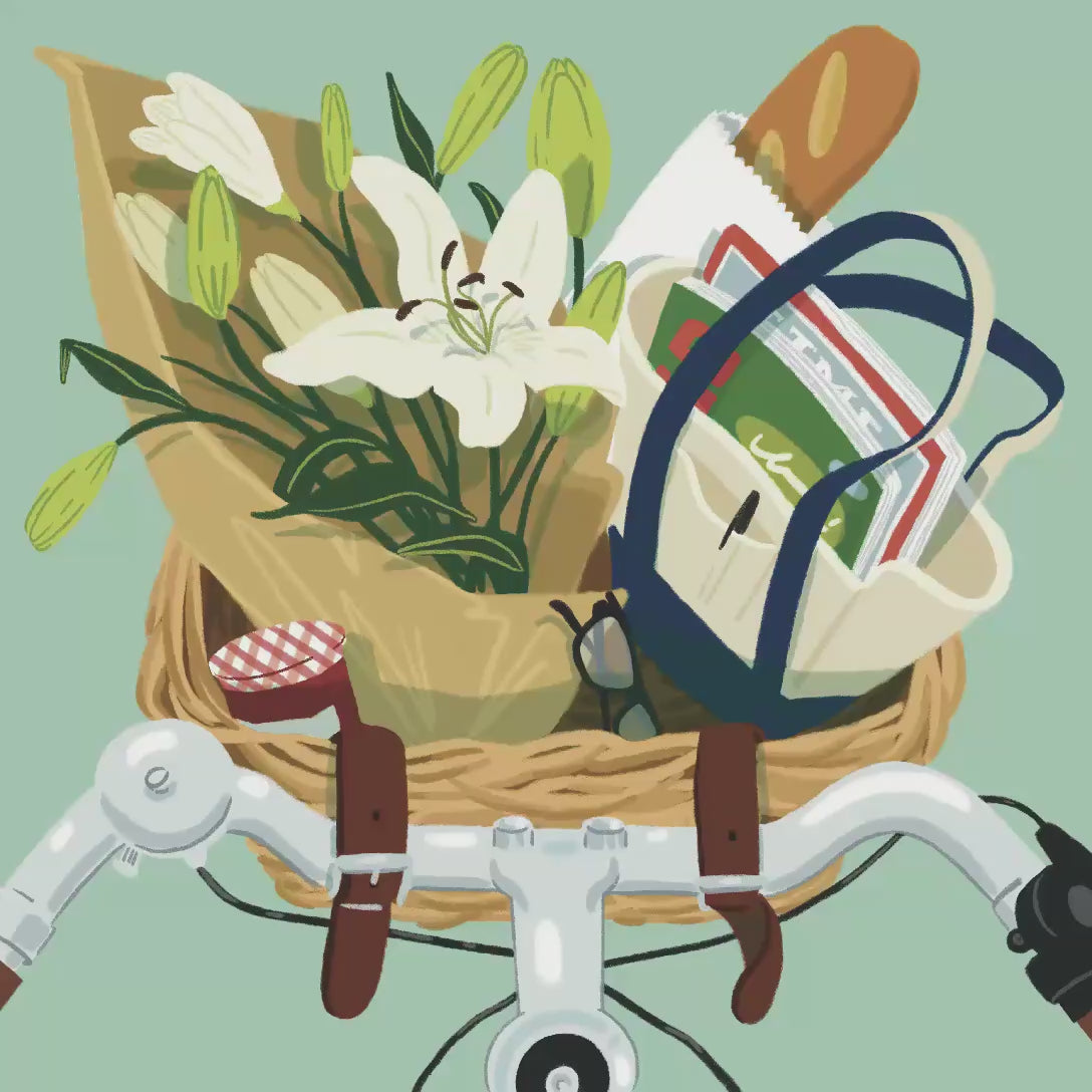 Video showing design proces of calendar artwork.