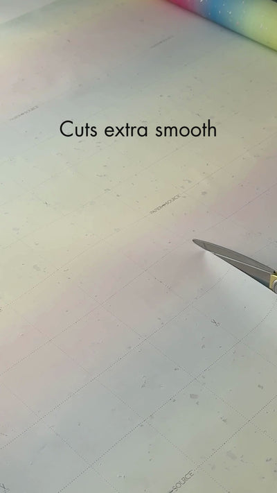 Stone paper video detailing how it cuts extra smooth.