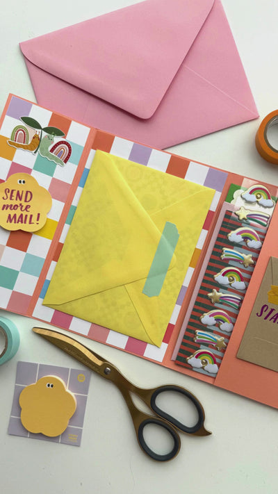 Watch how to create a pen pal packet full of stationery essentials.