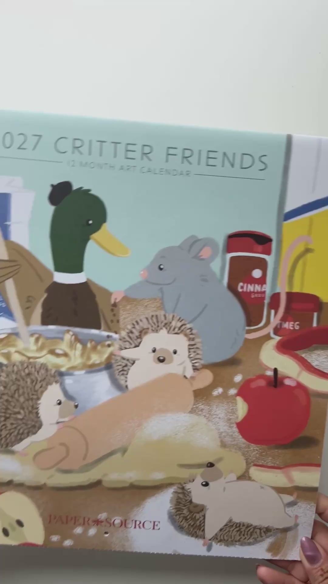 Video featuring flip through of Critter Friends Wall Calendar