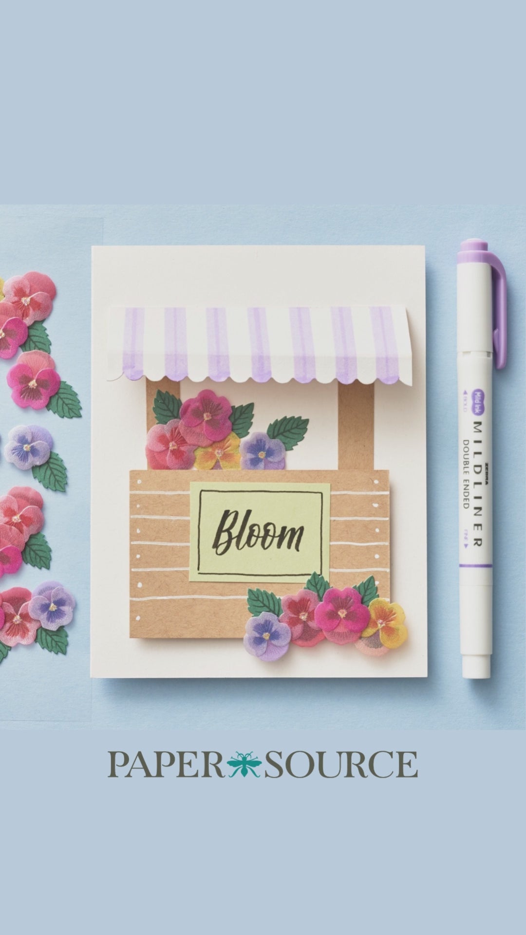 Watch how to create a DIY flower stand handmade card.