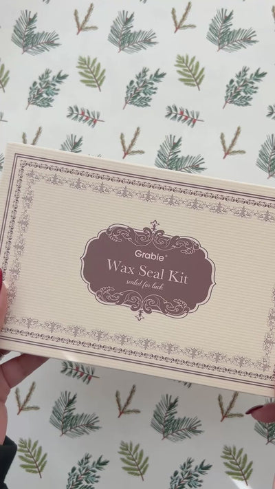 Watch how to set up and create wax seals with the Grabie Wax Seal Kit.