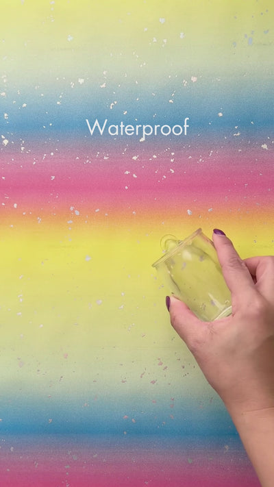 Stone paper video detailing its water-resistant properties.
