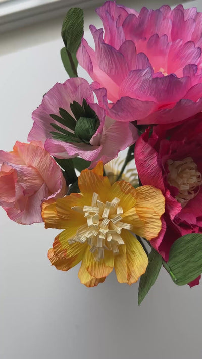 Video detailing how to create the Paper Flower Bouquet Kit, our August 2026 Kit of the Month.