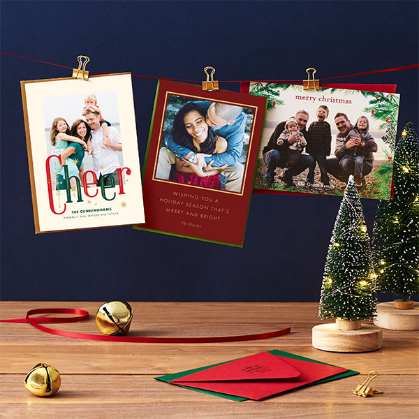 Holiday photo cards.