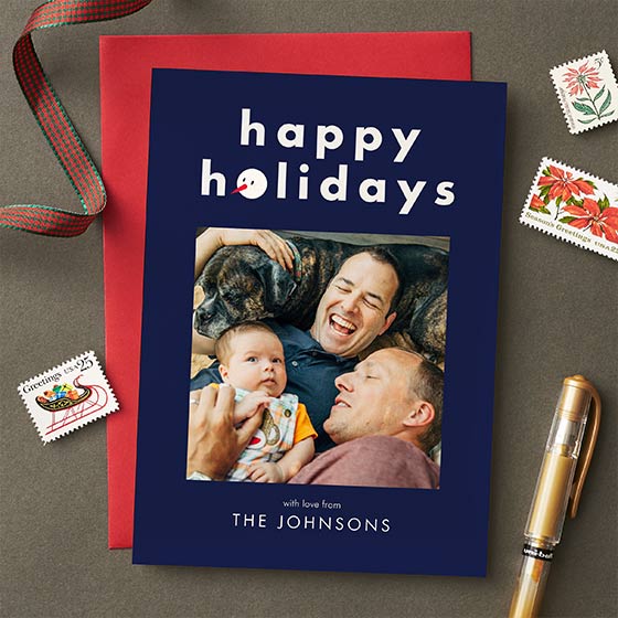 Freeform 25 Days of Christmas personalizable photo greeting card.
