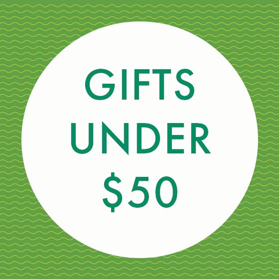 Gifts under fifty dollars.